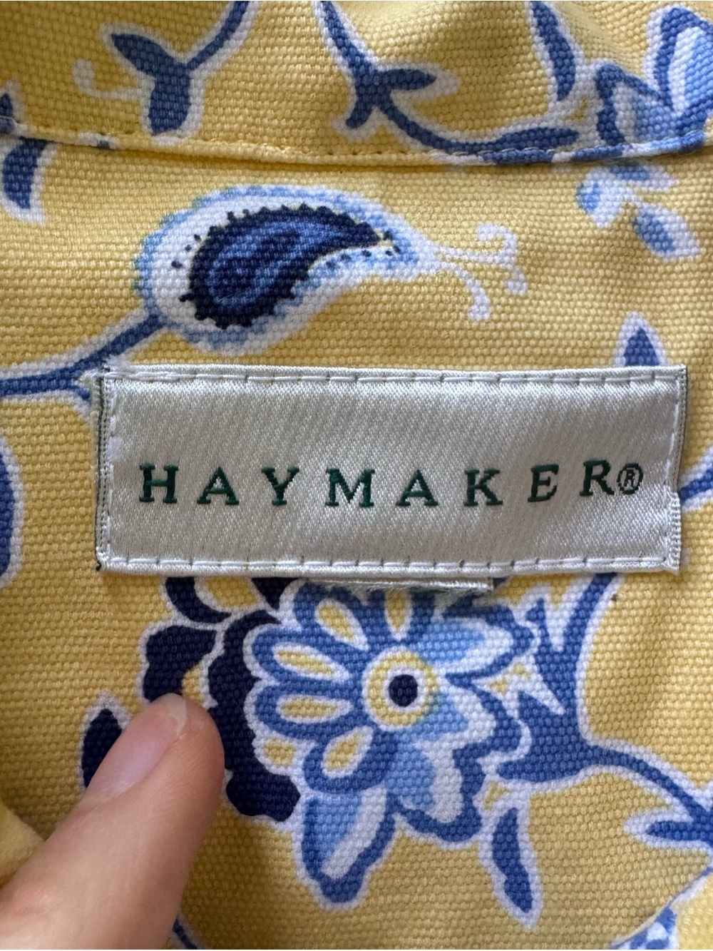 Vintage Haymaker Cotton Floral Shirt Jacket - Picture 8 of 8